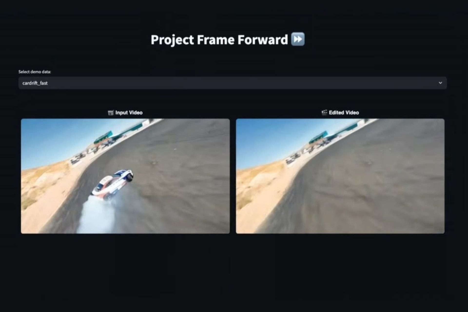 نتیجه‌ی خروجی ابزار هوش مصنوعی Project Frame Forward ادوبی