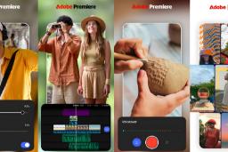 رابط کاربری اپلیکیشن ادوبی پریمیر (Adobe Premiere) در نسخه اندروید