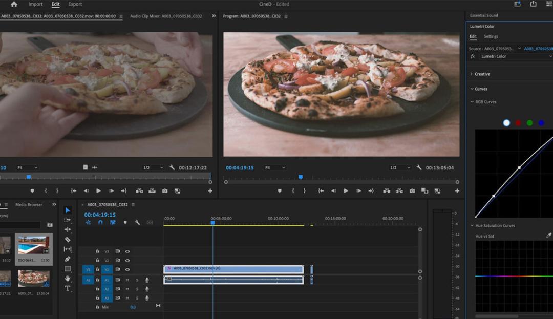نرم افزار Adobe Premiere Pro برای بالا بردن کیفیت ویدیو