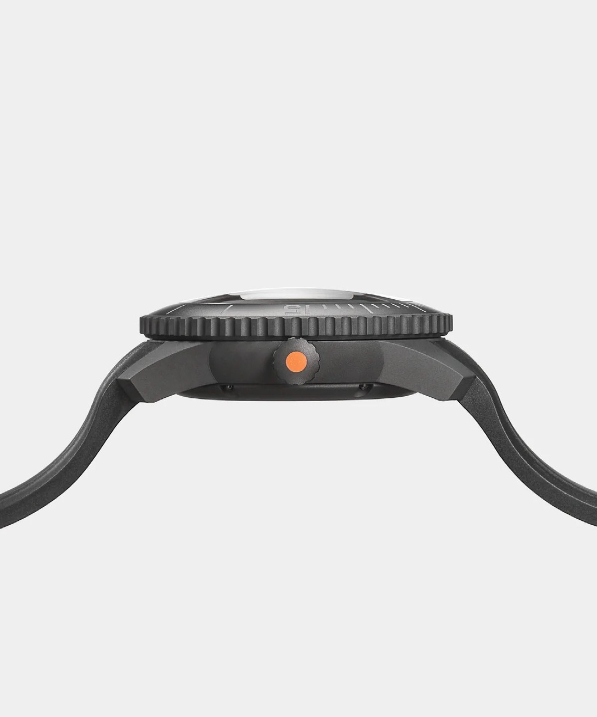 نمای جانبی ساعت هوشمند Aera X D1 Diver رنگ مشکی