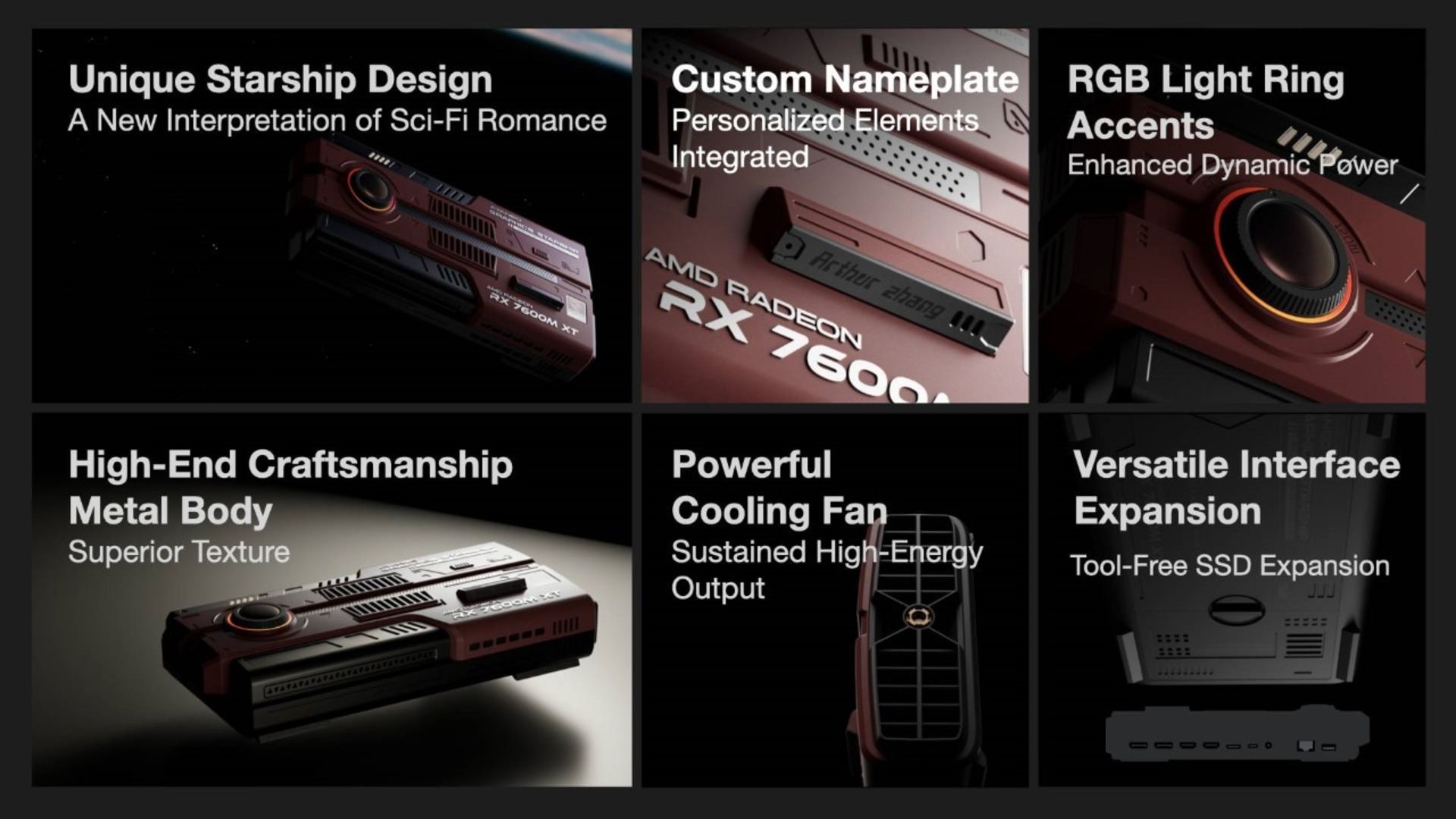 مشخصات و ویژگی‌های داک گرافیکی AG01