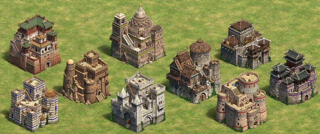 قلعه های پچ سال ۲۰۲۵ بازی بازی Age of Empires 2: DE