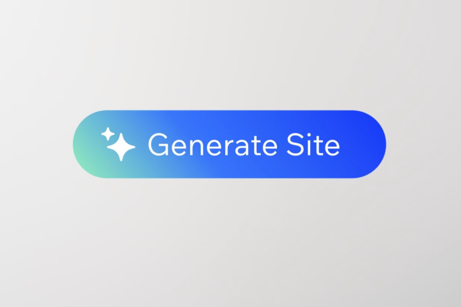 گزینه Generate Site با هوش مصنوعی