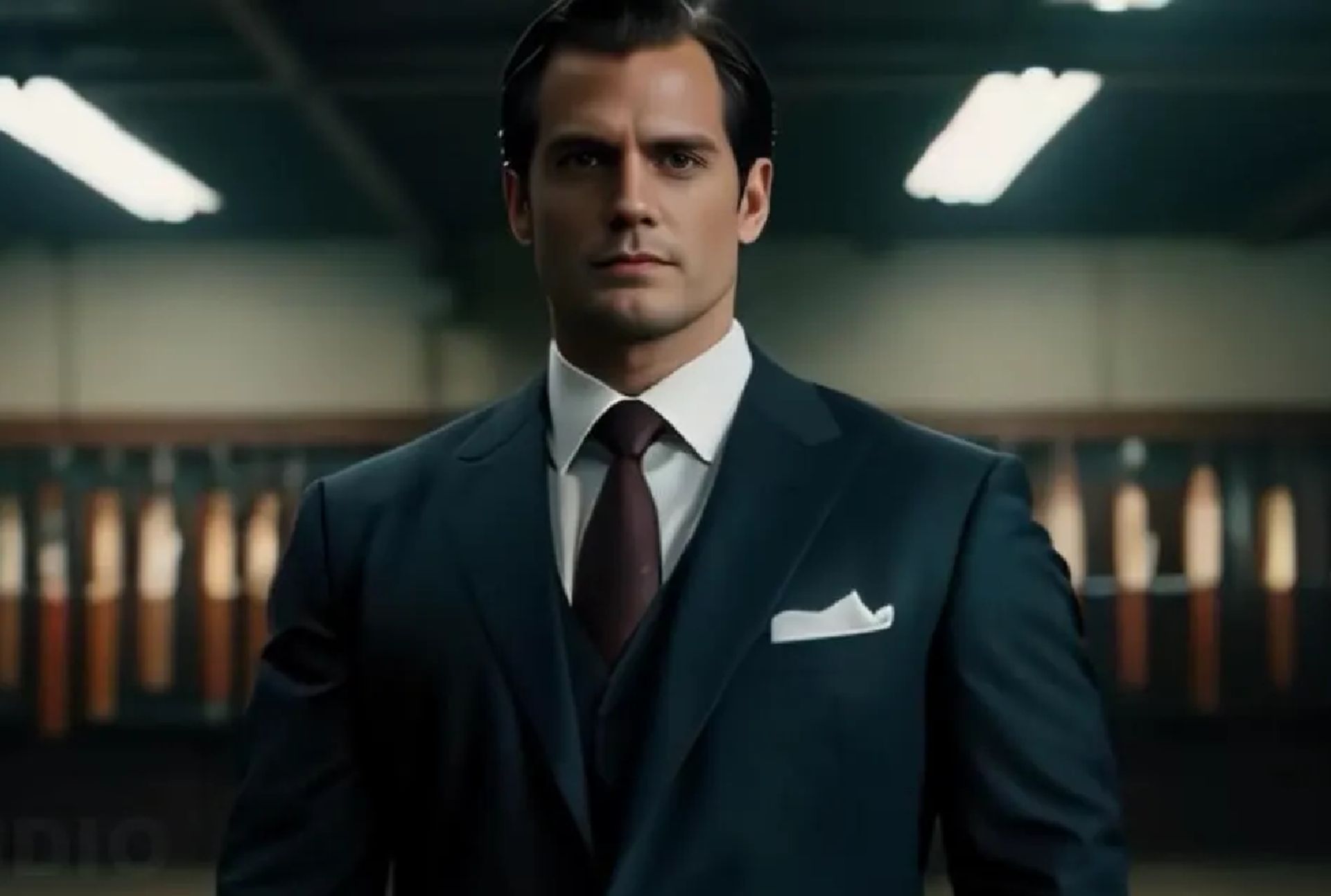 هنری کویل با کت و شلوار در نقش جیمزباند