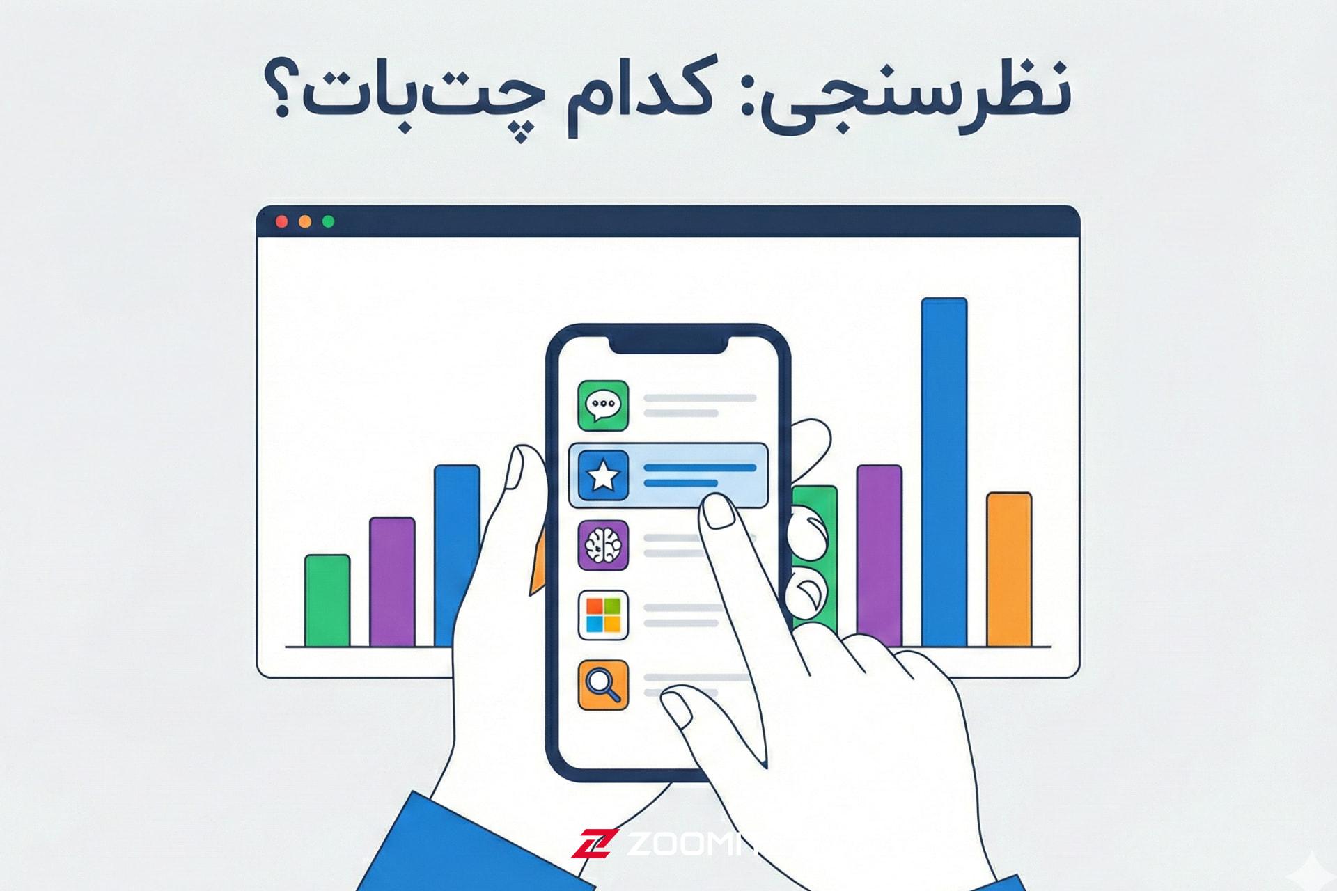 نظرسنجی درباره چت‌بات‌های هوش مصنوعی