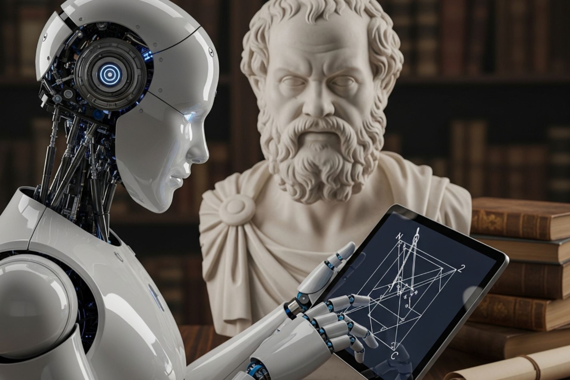 هوش مصنوعی در حال حل مسئله هندسی افلاطون