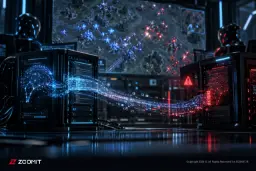 سرورهای هوش مصنوعی در حال پردازش داده‌های بازی استارکرفت (StarCraft)