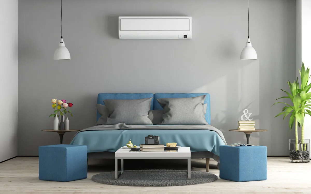 Inverter air conditioner in the room