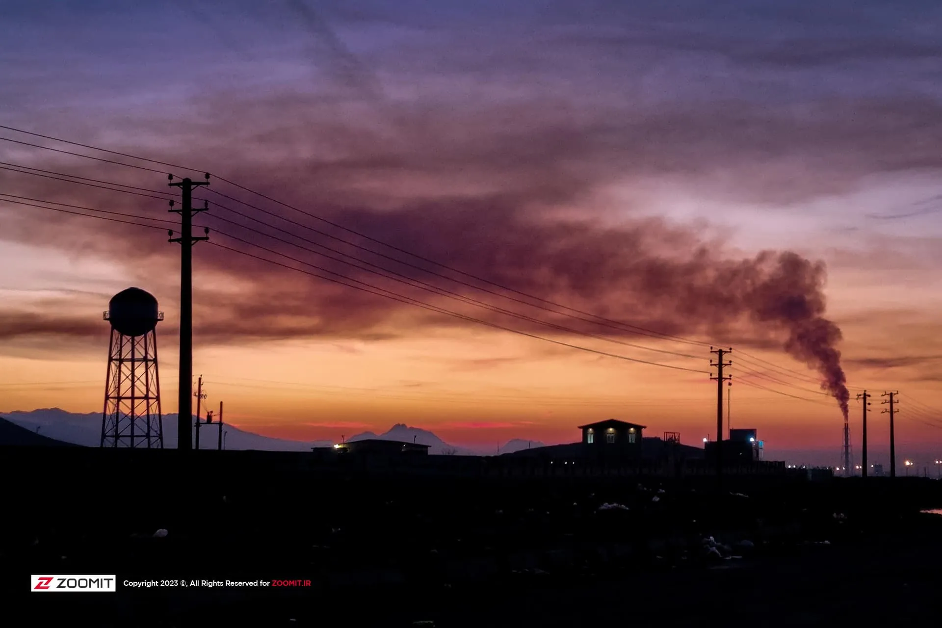 آلودگی هوا در تهران مازوت