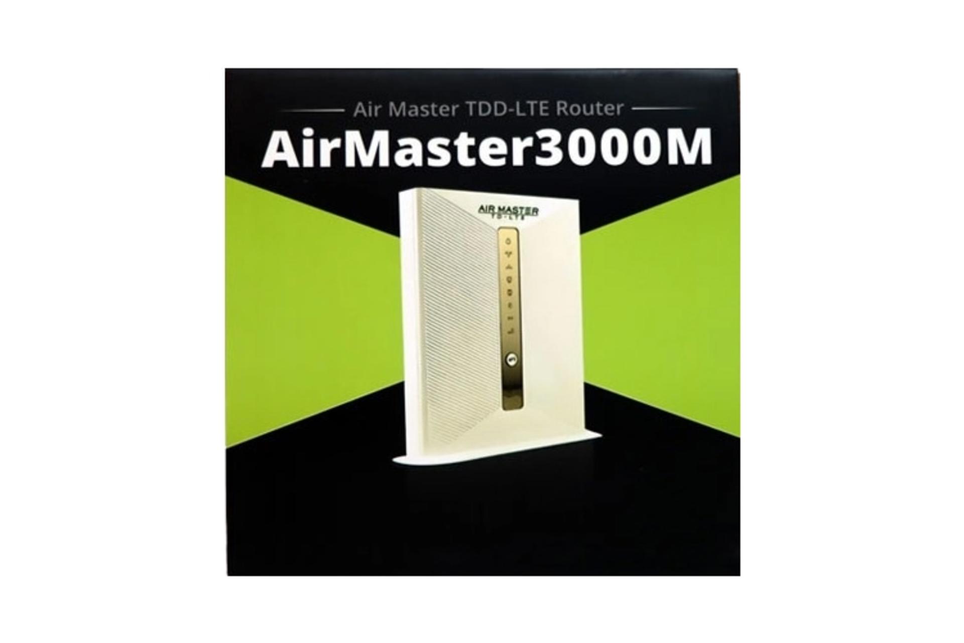 جلوی جعبه مودم و روتر سیم‌ کارتی ایر مستر AirMaster 3000M