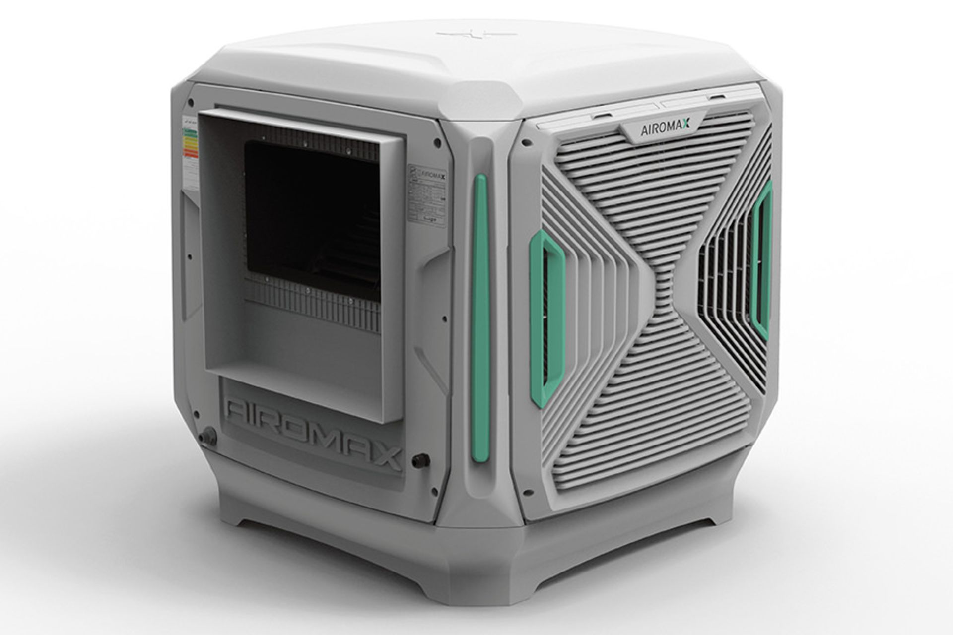 کولر آبی سلولزی ایرومکس AIROMAX AM80 AM60 نمای خروجی هوا