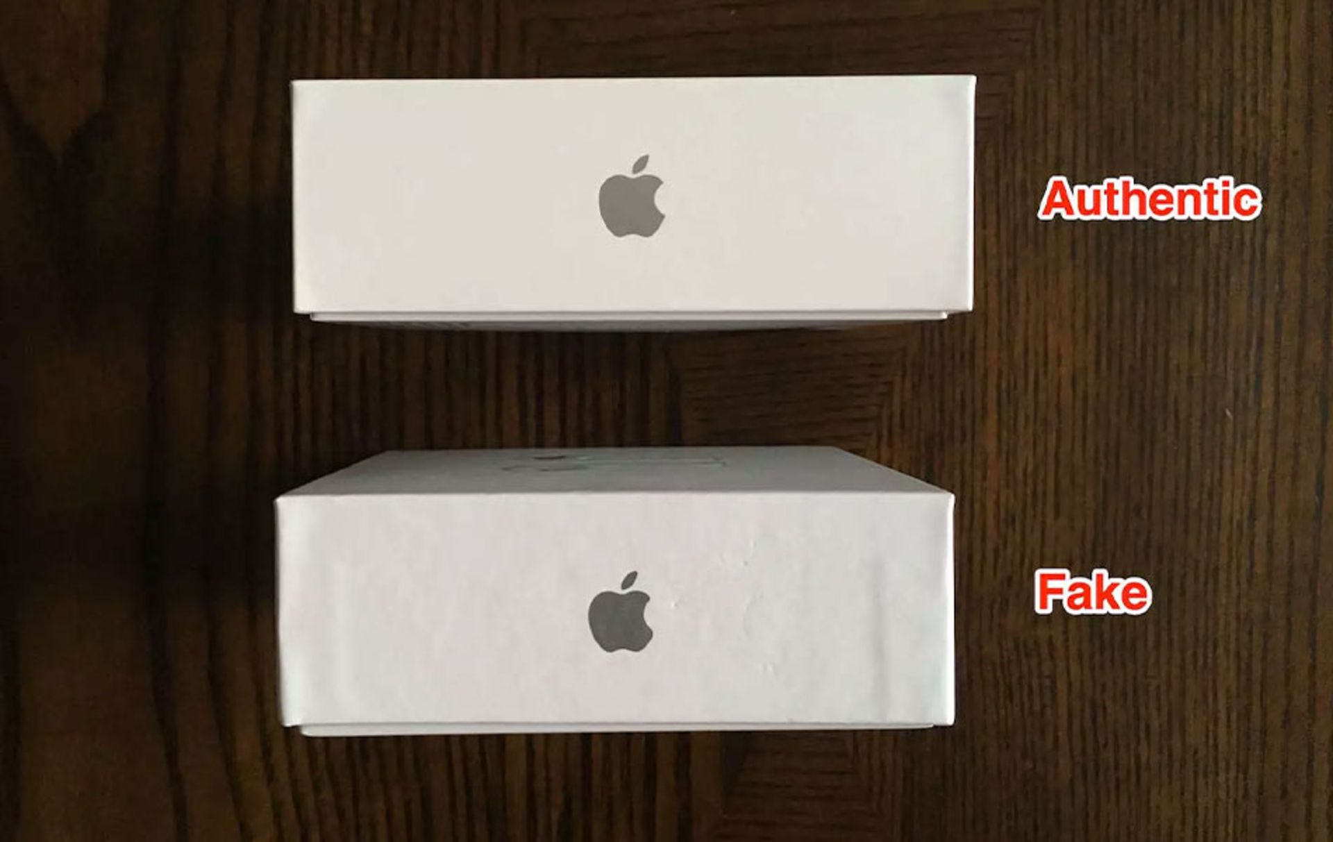 لوگوی اپل روی جعبه‌ی ایرپاد