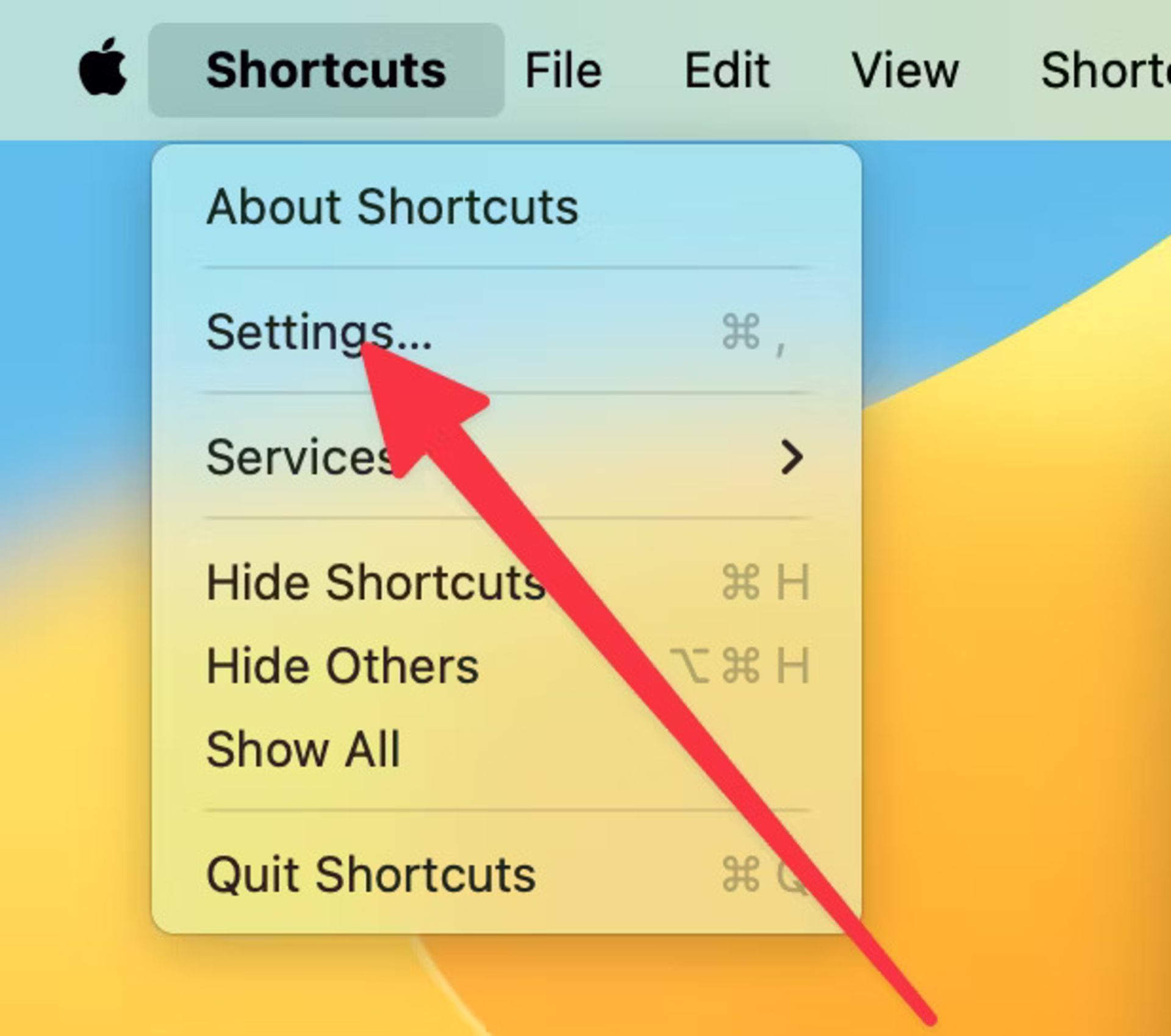 اجازه‌ی اجرای اسکریپ‌ها در اپلیکیشن Shortcuts