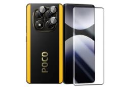 محافظ صفحه نمایش گوشی آکوآرا مدل FL Edge Ring مناسب شیائومی Poco X7 به همراه محافظ لنز دوربین