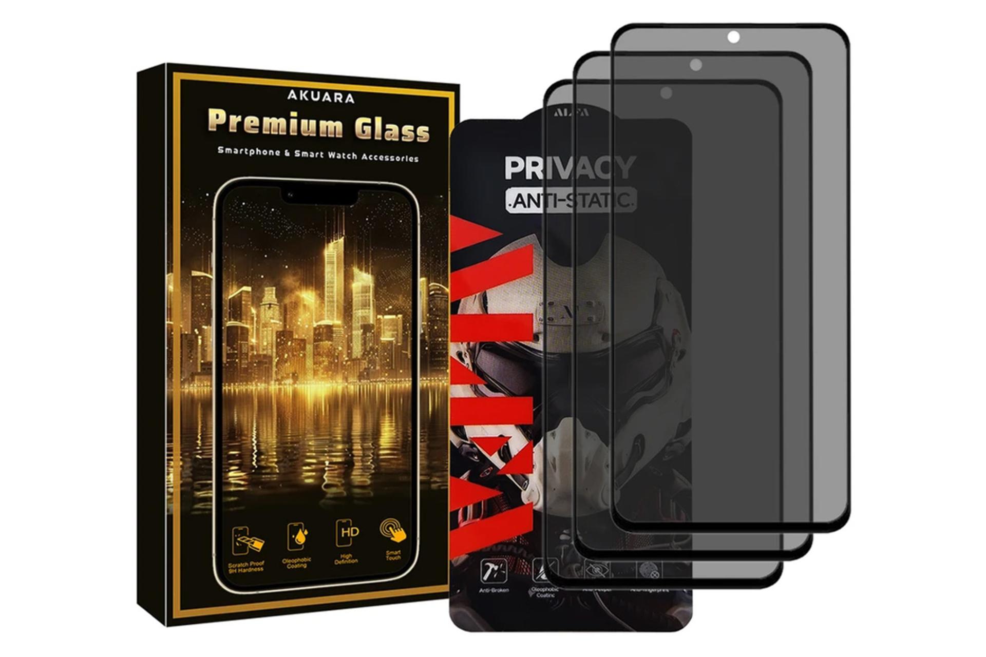 محافظ صفحه نمایش گوشی آکوآرا مدل Premium P3 مناسب سامسونگ Galaxy M31s / A52s