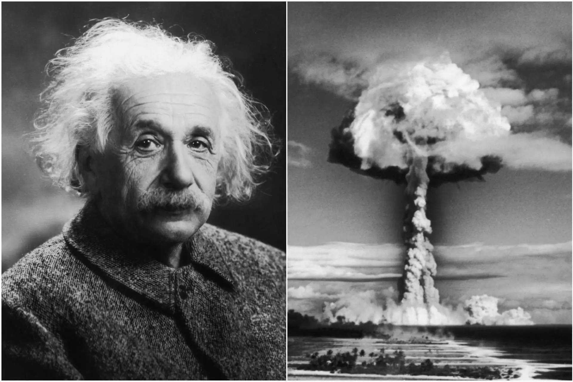 آلبرت انیشتین و انفجار هسته‌ای