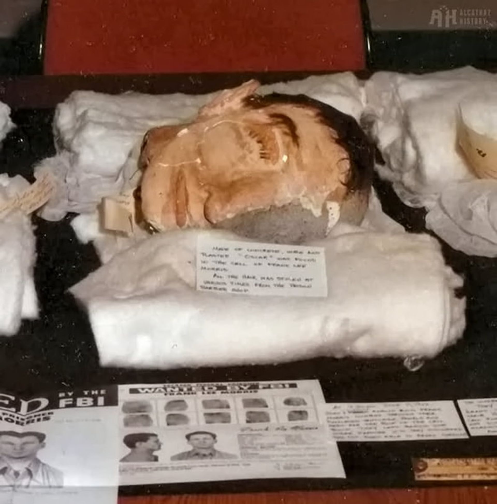 سر مصنوعی زندانیان آلکاتراز