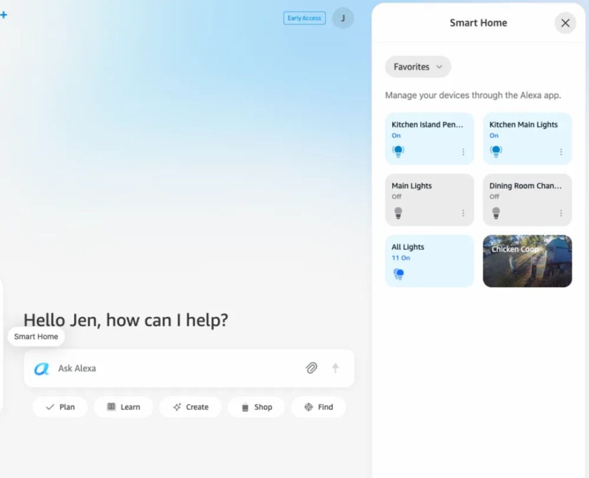 رابط کاربری آلکسا پلاس