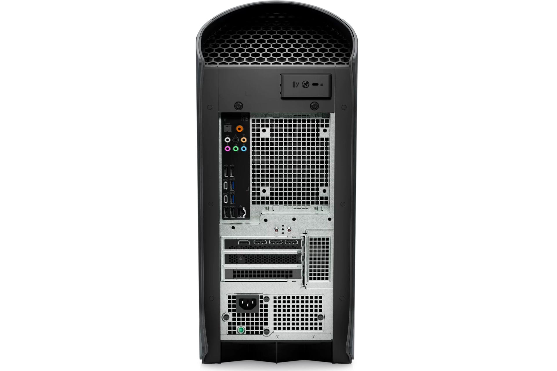 کامپیوتر الین ور Aurora R15 از نمای پشت