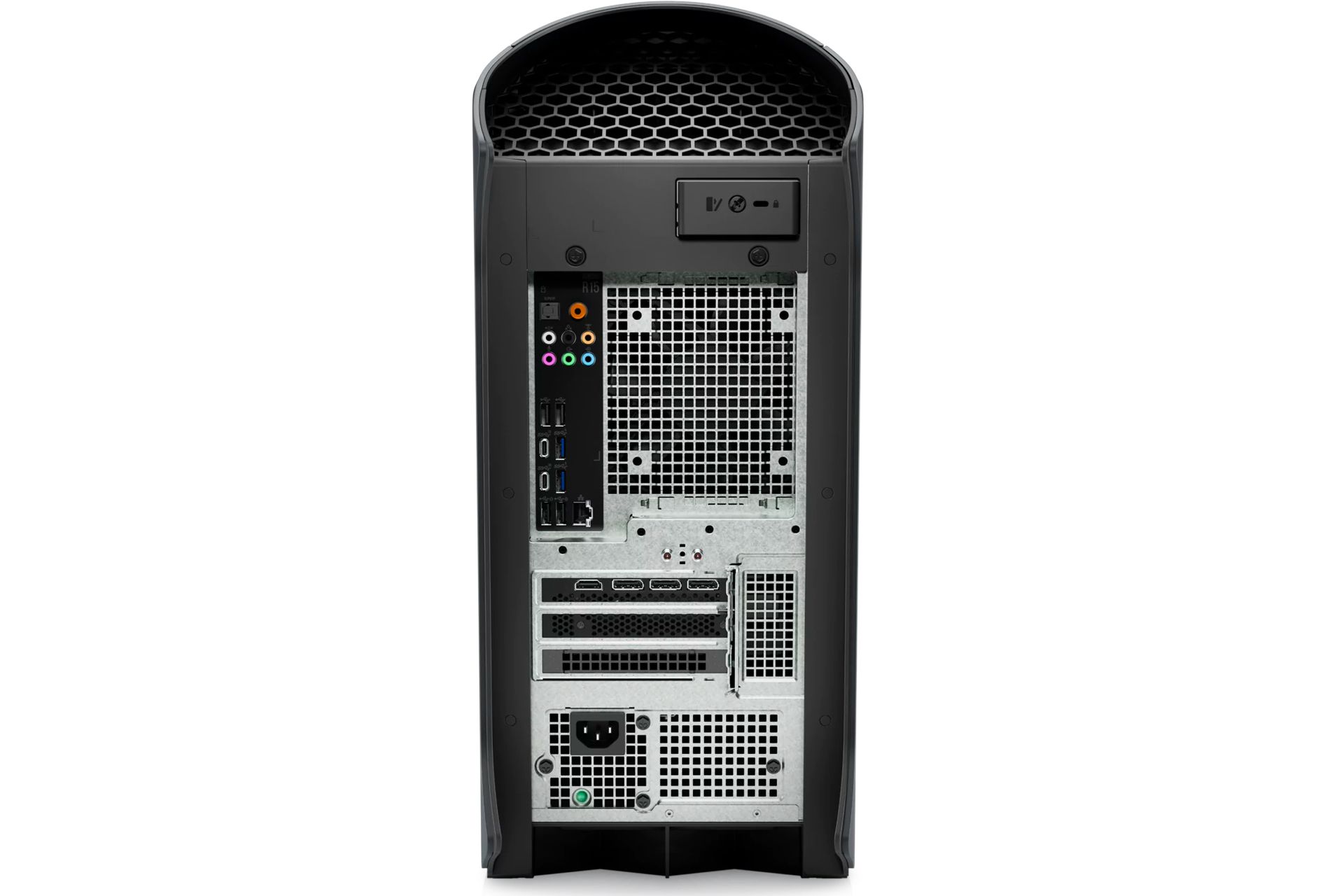 کامپیوتر الین ور Aurora R15 از نمای پشت