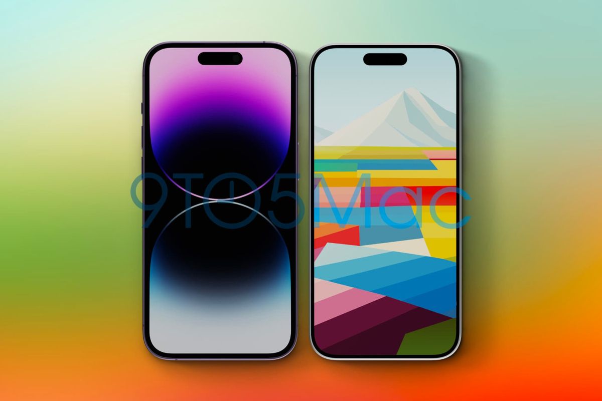 رندر CAD آیفون ۱۵ پرو و مقایسه با آیفون ۱۴ پرو