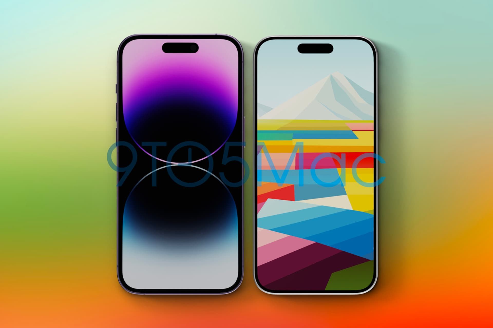 رندر CAD آیفون ۱۵ پرو و مقایسه با آیفون ۱۴ پرو