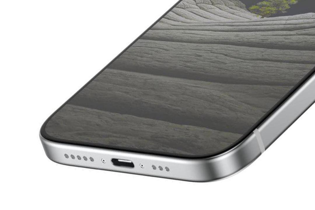 پورت USB-C در گوشی آیفون ۱۵ پرو اپل / iPhone 15 Pro غیررسمی
