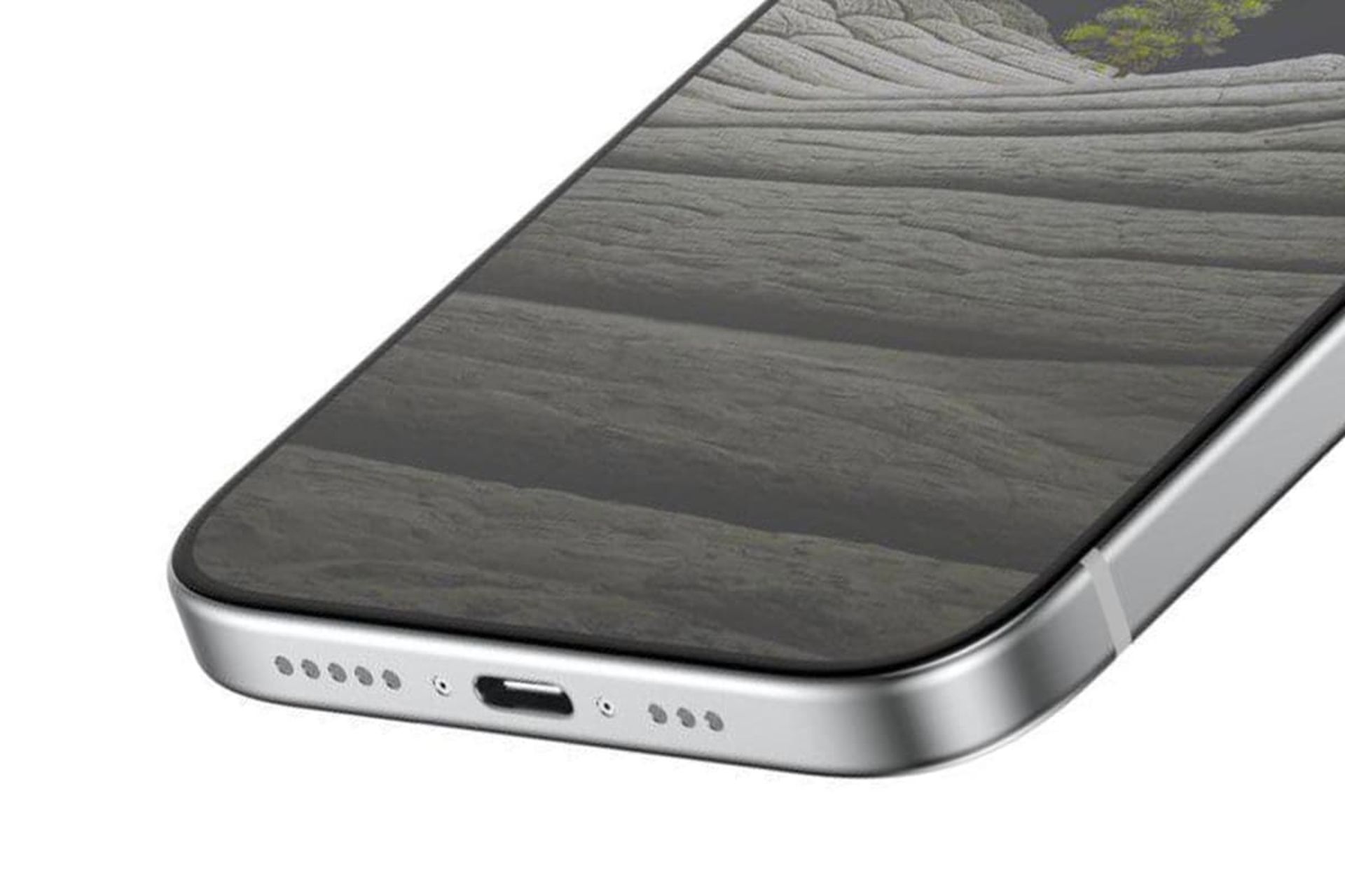 پورت USB-C در گوشی آیفون ۱۵ پرو اپل / iPhone 15 Pro غیررسمی