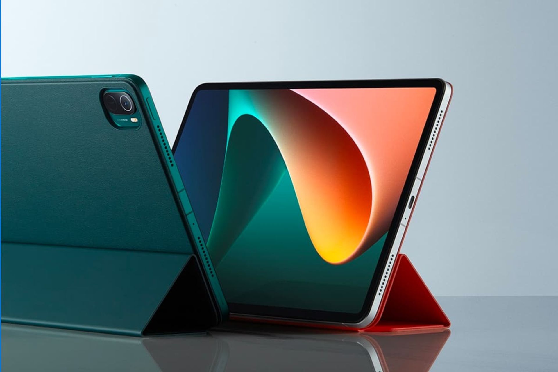 رندر منتسب به شیائومی پد ۶ پرو از نمای جلو با کاور