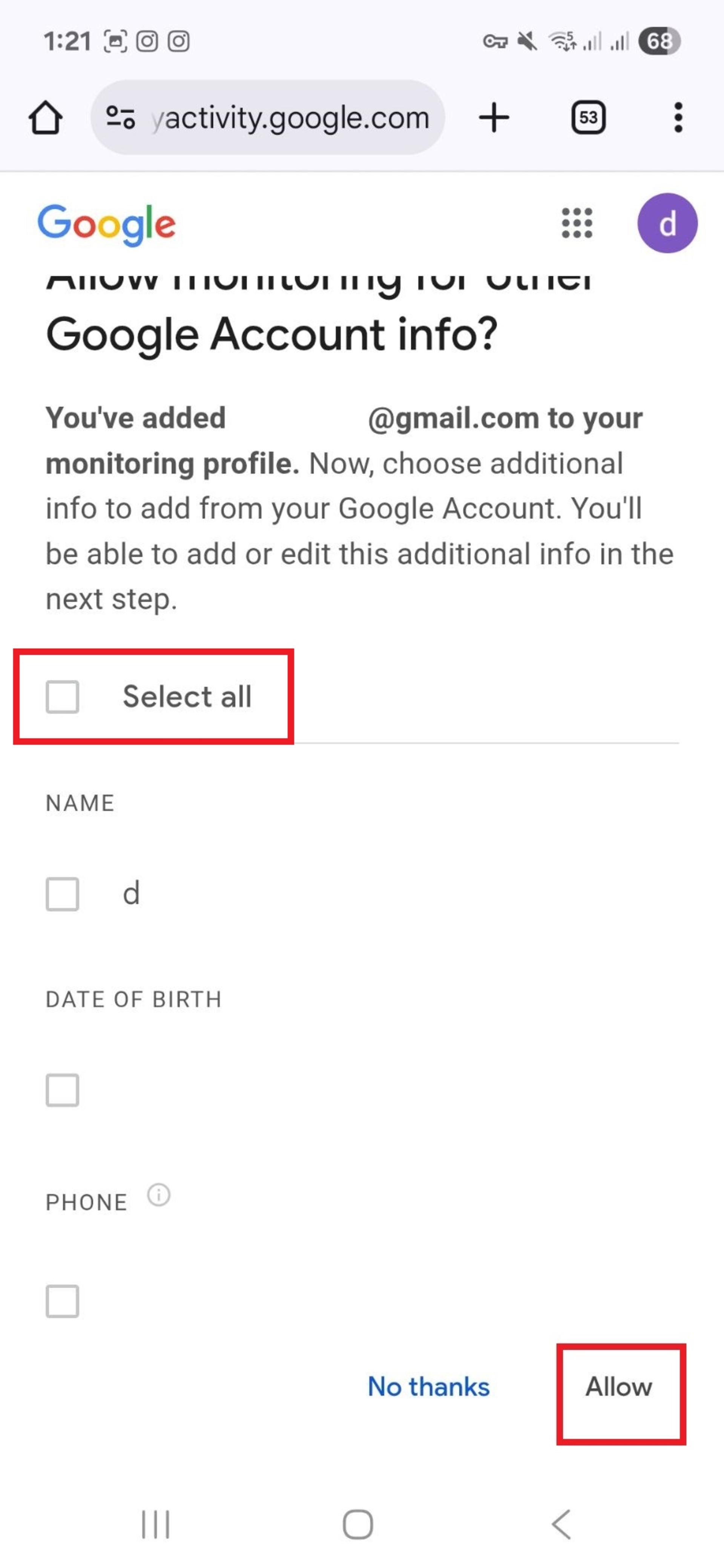 بررسی اطلاعات در  Dark web report گوگل