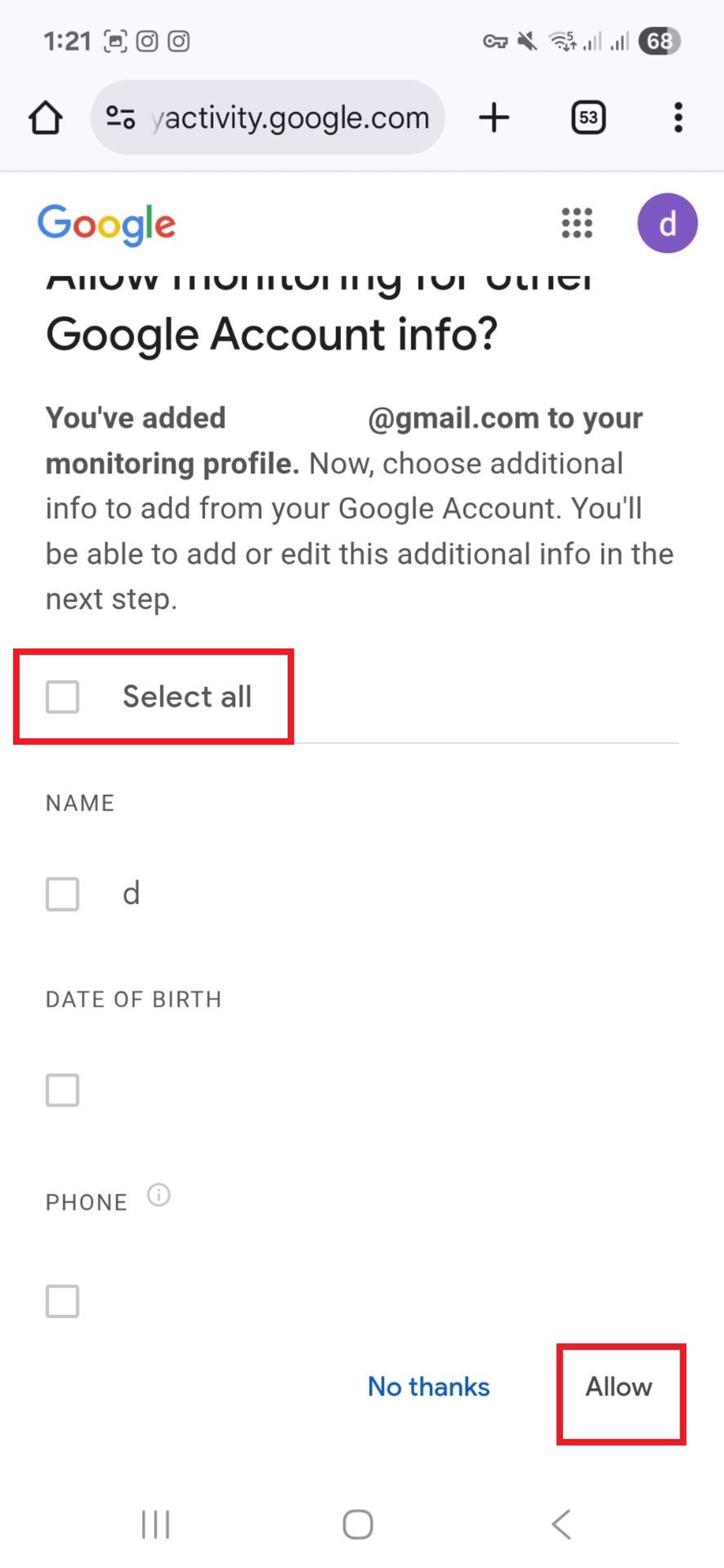 بررسی اطلاعات در  Dark web report گوگل