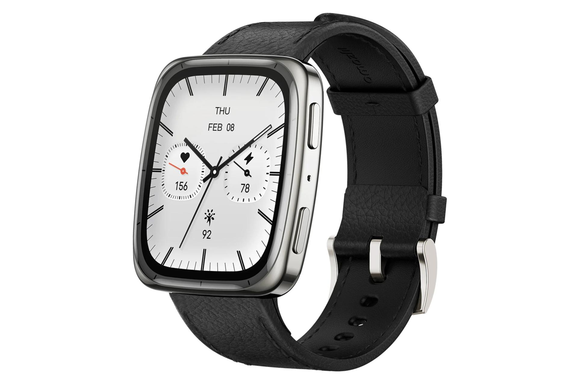 ساعت هوشمند امیزفیت Active 2 Square رنگ مشکی