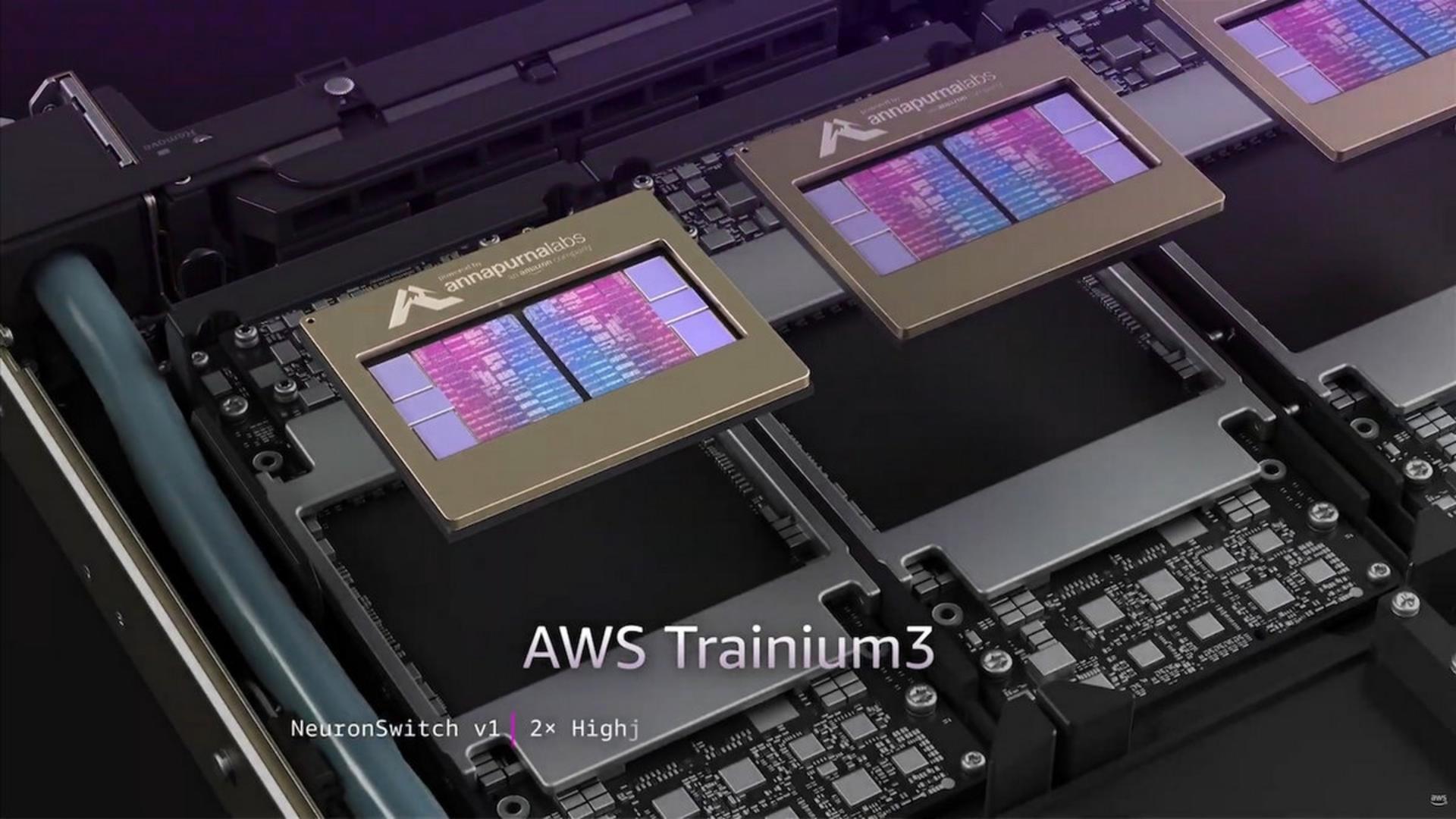 تراشه هوش مصنوعی trainium 3 آمازون