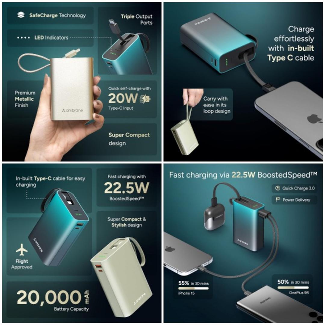 پاوربانک Ambrane مدل MiniCharge 20