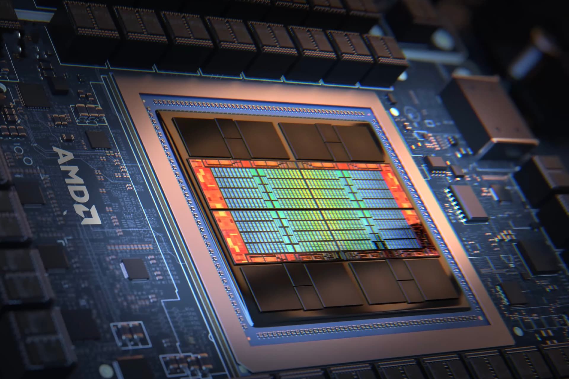 پردازنده هوش مصنوعی AMD MI300X طرح گرافیکی