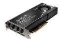 نمای کلی کارت گرافیک AMD رادئون پرو W7700 با نمایش براکت پشت کارت و کانکتور PCIe