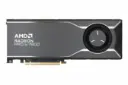 نمای رو به روی کارت گرافیک AMD رادئون پرو W7800 با نمایش لوگو و فن کارت