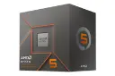 نمای نیمرخ جعبه‌ی پردازنده AMD رایزن 5 8500G با نمایش پردازنده، لوگو و نمای سمت راست جعبه