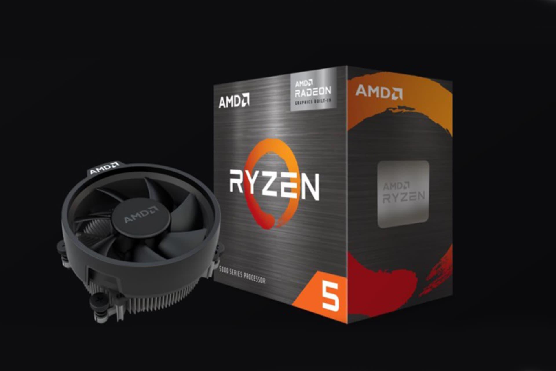 نمایی از پردازنده جدید سری Ryzen برند AMD به همراه فن خنک کننده