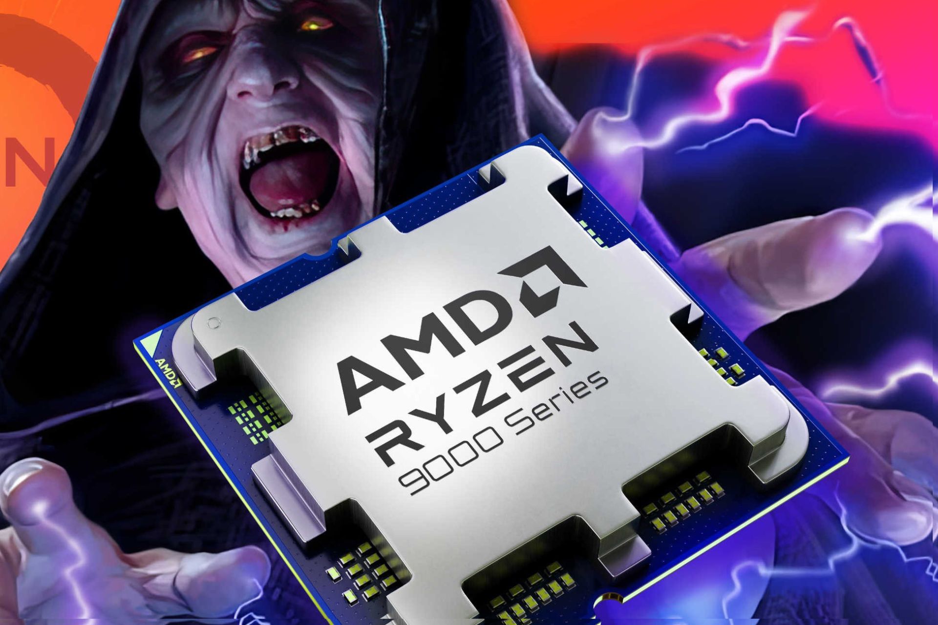 خون آشام در پشت تراشه AMD رایزن Ryzen 9 9950X