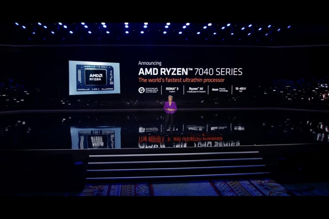 AMD AI mobile processors CES 2023