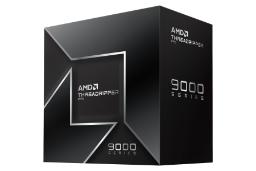 جعبه پردازنده AMD رایزن تردریپر پرو سری 9000 / AMD Ryzen Threadripper PRO 9000 Series با نمایش لبه سمت راست