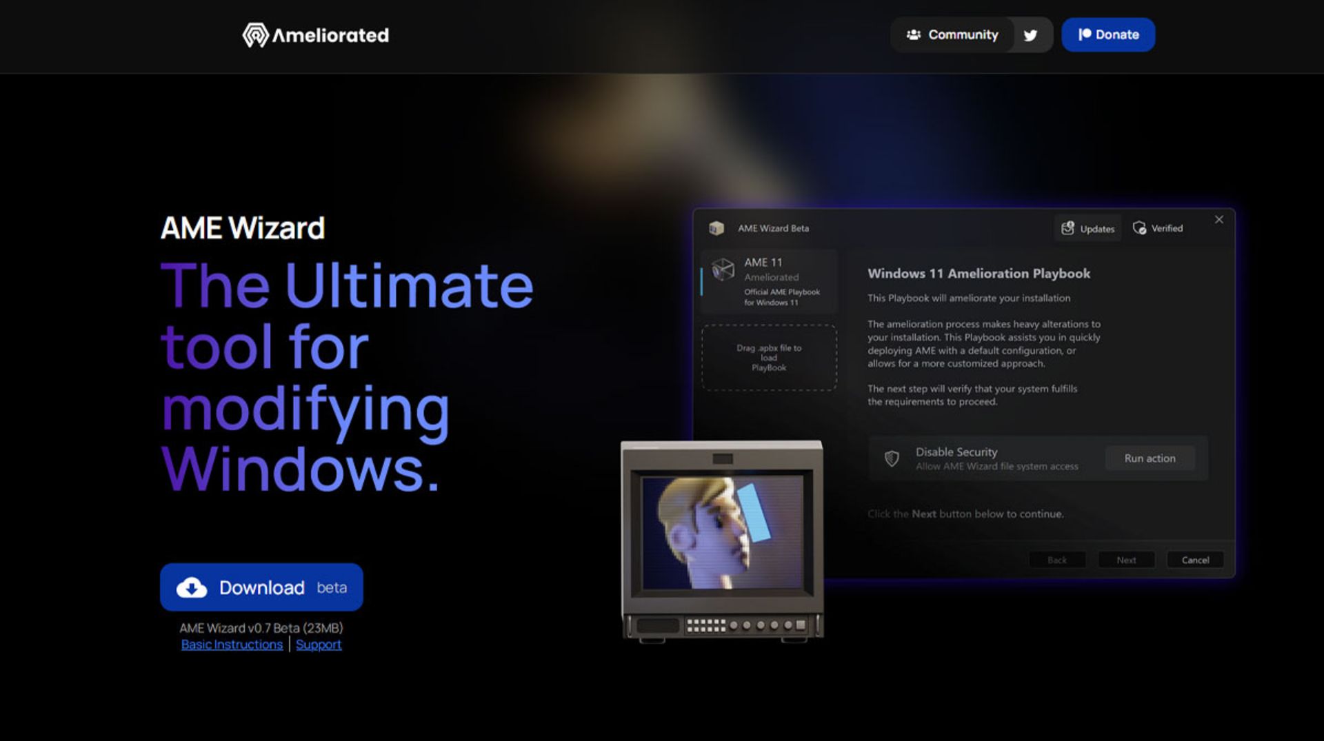 وب‌سایت Ameliorated