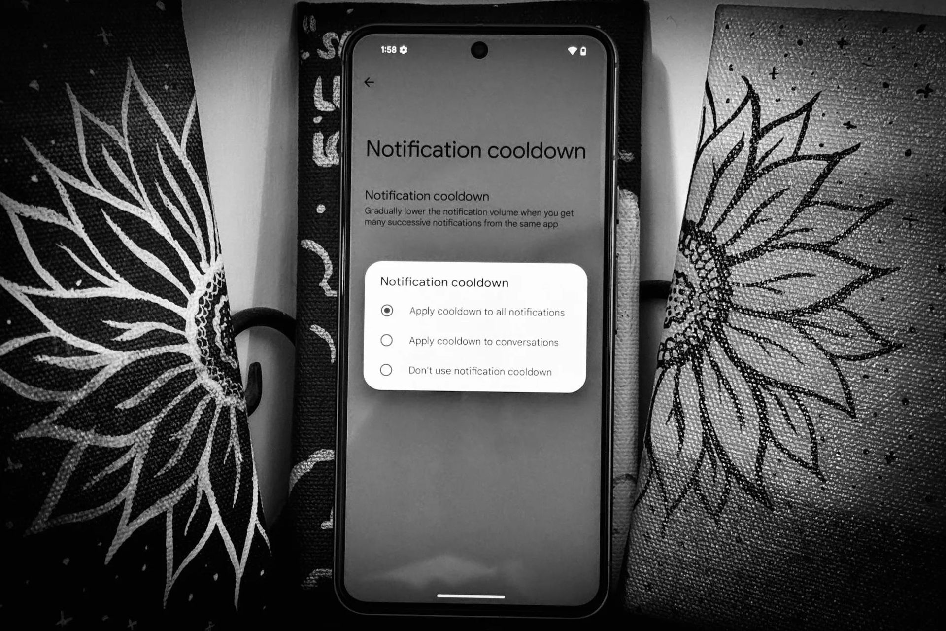 ویژگی Notification Cooldown اندروید