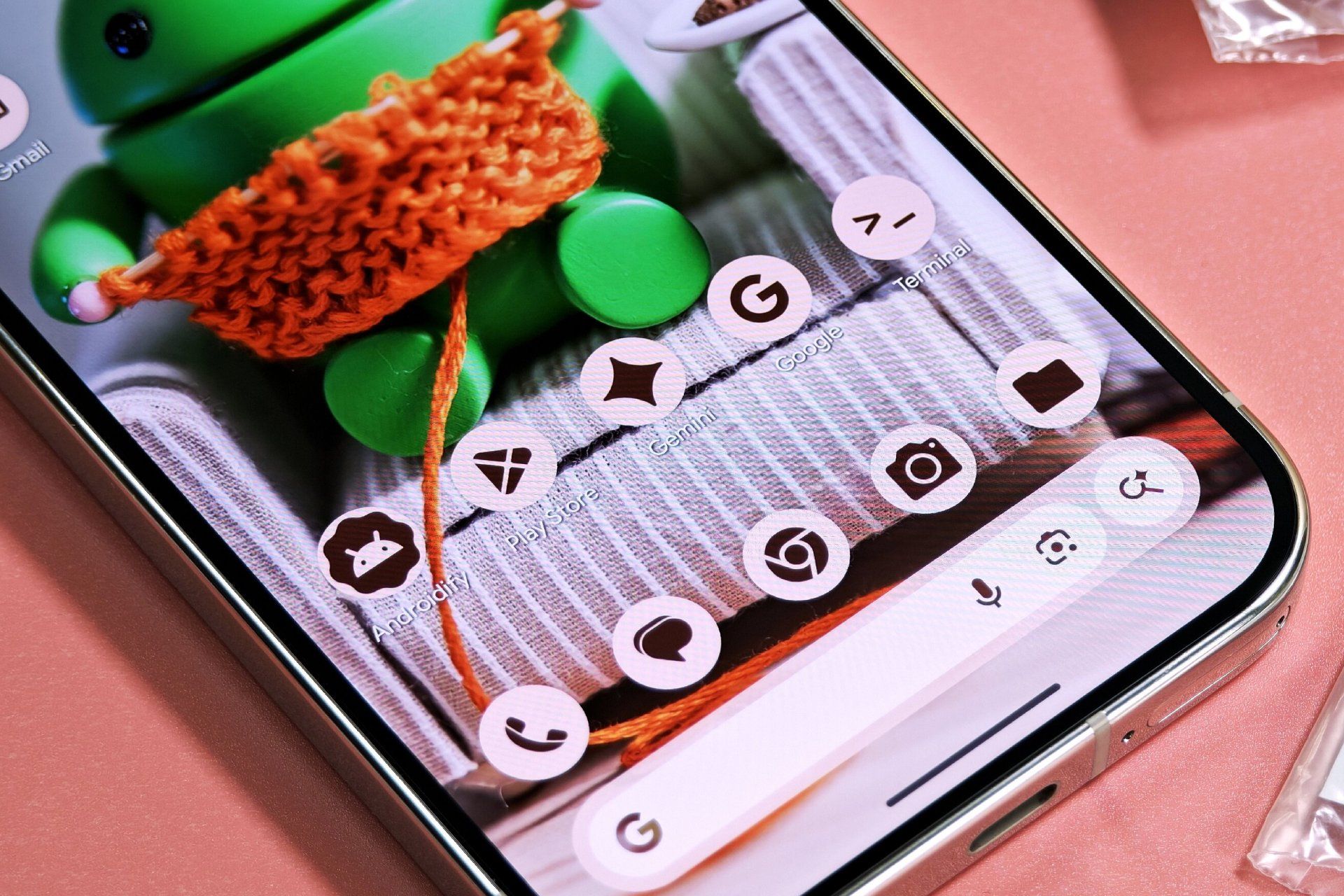 آیکون های تیره روی گوشی اندروید