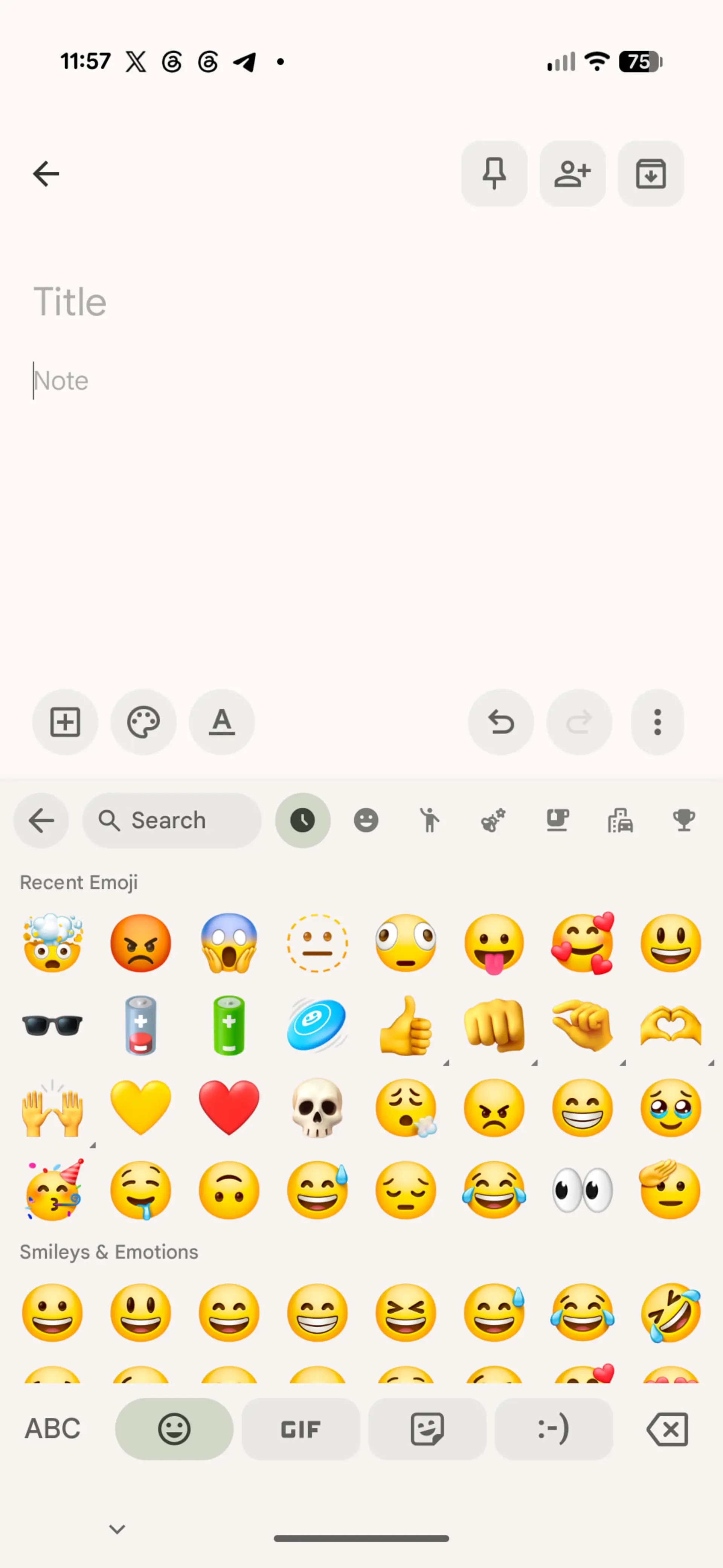 ایموجیهای سهبعدی (3D Emojis) اندروید ۱۷ در محیط رابط کاربری گوشی