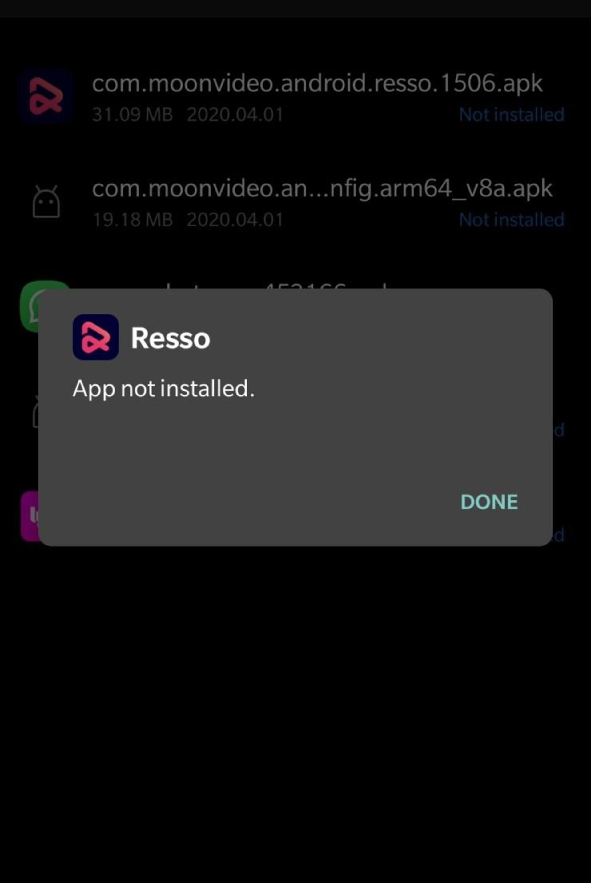 نصب نشدن اپلیکیشن اندروید