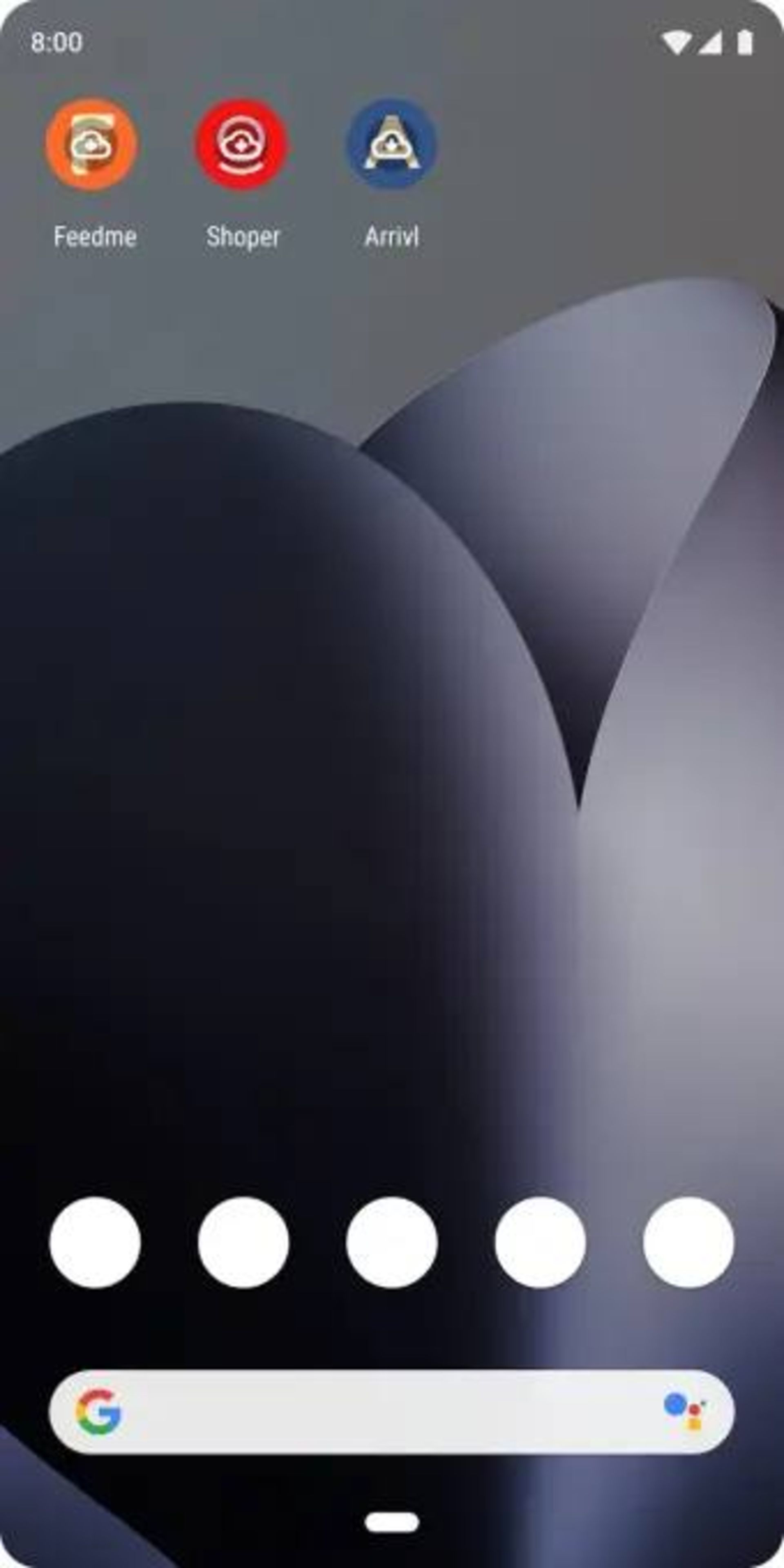 صفحه گوشی اندروید