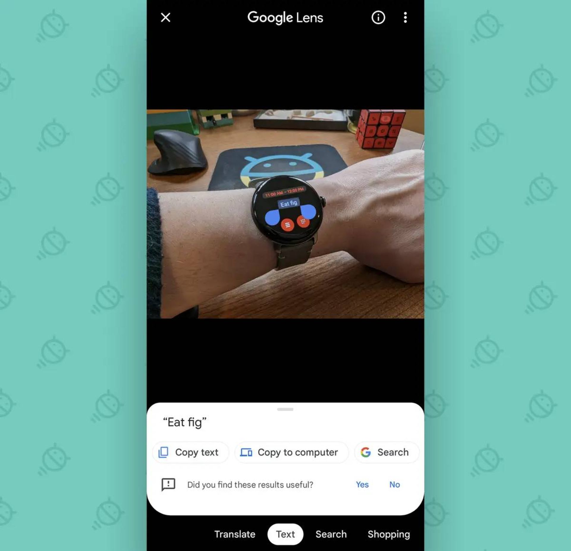 کپی متن تصاویر در اندروید
