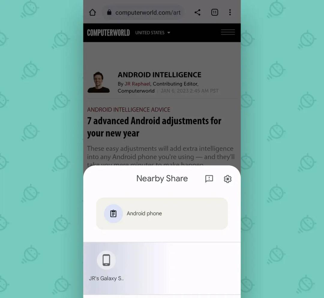 اشتراک گذاری سریع متن کلیپ بورد اندروید